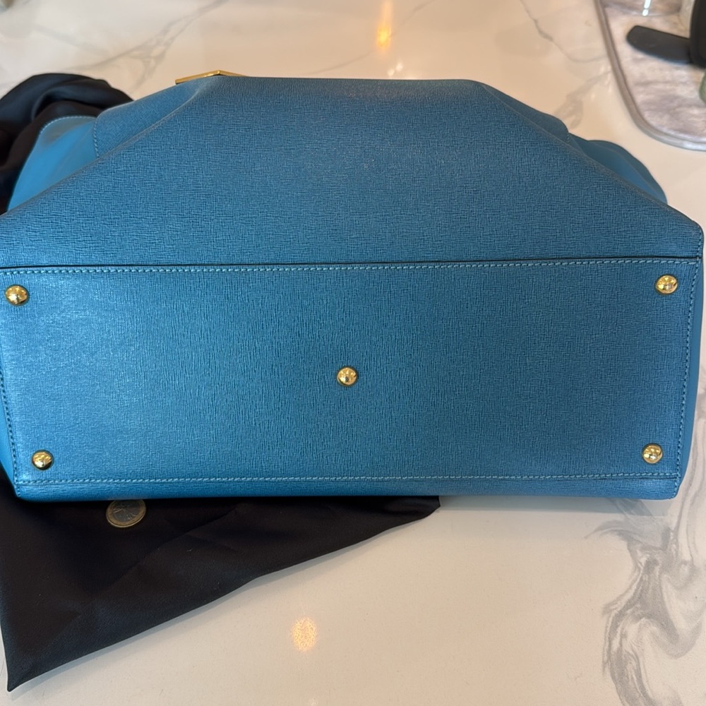 Fendi Two Way Blue Bag - Picture 6 of 7